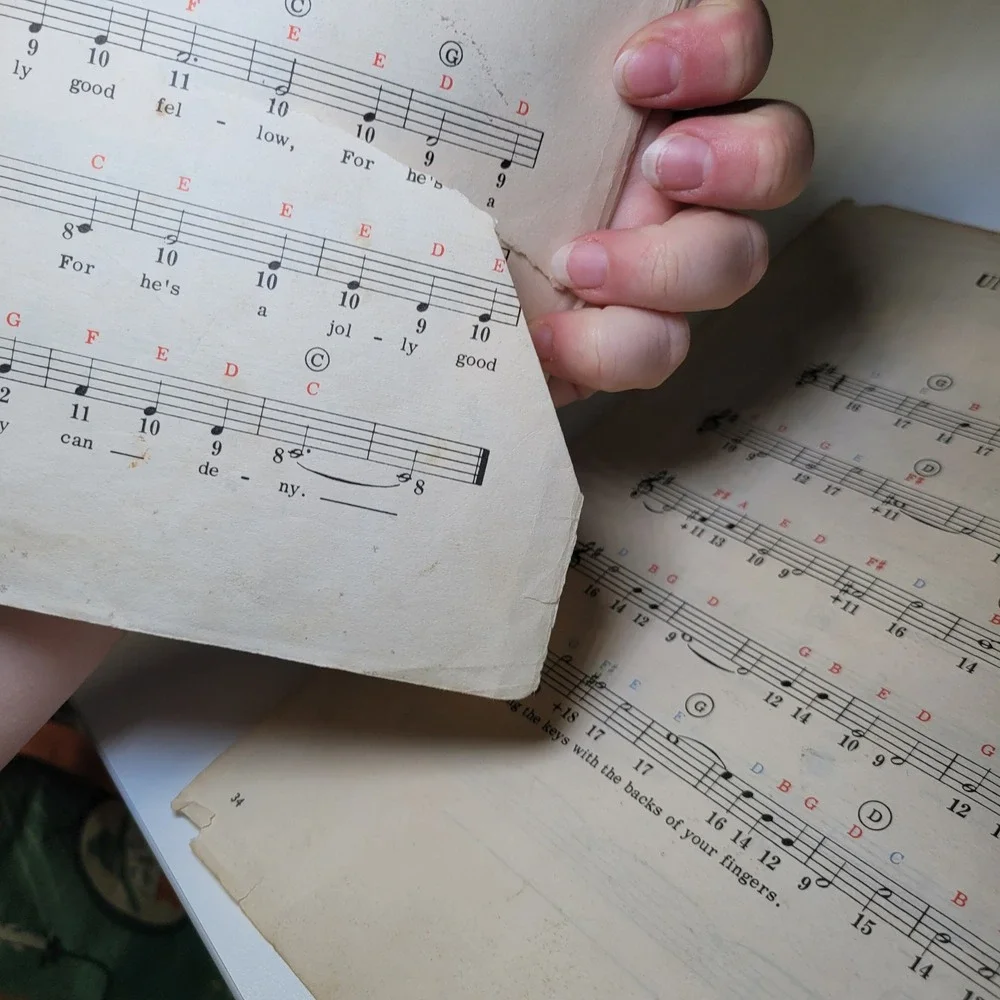1950s Music Papers Vintage‎ Booklets Scraps Journal Audion Organ Sheet Music Lot